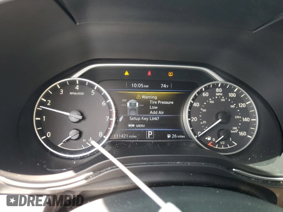 2017 Nissan Maxima SR with VIN 1N4AA6AP6HC456956, listed as a Copart auction lot 52678095 with 111,421 mi miles and Salvage title. Bid and sale history available at DreamBid. Image 9.