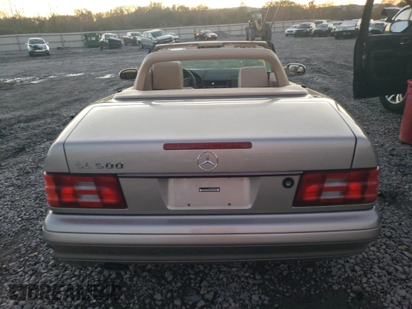 1999 Mercedes-Benz SL-Class with VIN WDBFA68F8XF178084, listed as a Copart auction lot 82295024 with 123,008 mi miles and Salvage Title. Bid and sale history available at carsss.com. Image 6.