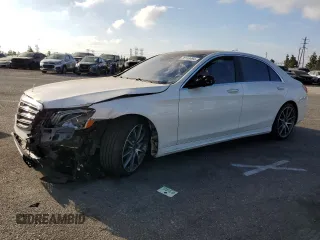 2020 Mercedes-Benz S-Class S 560 with VIN W1KUG8DB5LA554971, listed as a Copart auction lot 78153494 with 0 mi miles and Salvage Title. Bid and sale history available at carsss.com. Image 1.