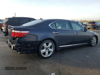 2008 Lexus LS 460 L with VIN JTHGL46F685025376, listed as a Copart auction lot 43646575 with 230,701 mi miles and Clean title. Bid and sale history available at DreamBid. Image 3.