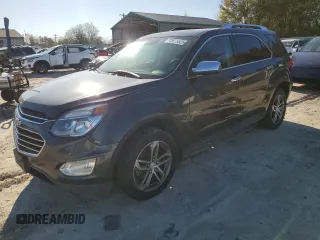 2017 Chevrolet Equinox Premier with VIN 2GNFLGEK9H6208554, listed as a Copart auction lot 49076525 with 169,486 mi miles and Salvage Title. Bid and sale history available at carsss.com. Image 1.