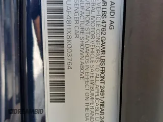 2008 Audi A4 2.0T с VIN WAUAF48HX8K003764, выставлен на аукционе Copart как лот 72354904 с пробегом 73 342 миль миль и Списание • Salvage title. История ставок и продаж доступна на DreamBid. Изображение 12.