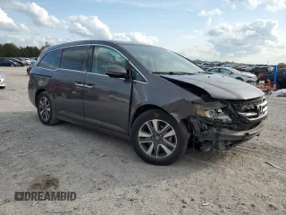 2016 Honda Odyssey Touring Elite with VIN 5FNRL5H99GB095233, listed as a Copart auction lot 51864215 with 152,009 mi miles and Salvage Title. Bid and sale history available at carsss.com. Image 4.