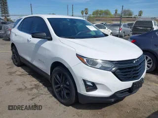 2020 Chevrolet Equinox LT with VIN 3GNAXKEV3LL242876, listed as a IAAI auction lot 41842007 with 24,899 mi miles. Bid and sale history available at carsss.com. Image 1.