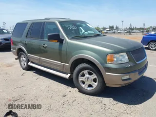 2004 Ford Expedition Eddie Bauer z VIN 1FMPU17L64LA90313, wystawiony jako IAAI lot #42203426 z przebiegiem 216 402 mil mil oraz . Historia ofert i sprzedaży dostępna na DreamBid. Obrazek 1.