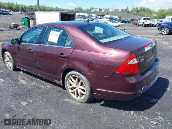 2011 Ford Fusion SEL with VIN 3FAHP0JG1BR225790, listed as a IAAI auction lot 42198142 with 191,426 mi miles and . Bid and sale history available at DreamBid. Image 3.