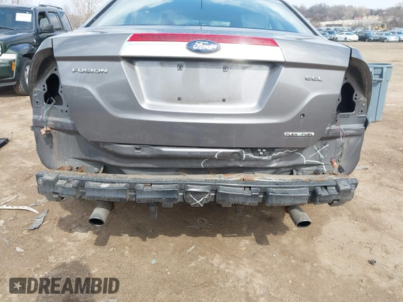 2012 Ford Fusion SEL with VIN 3FAHP0JG9CR207829, listed as a IAAI auction lot 42024719 with 180,501 mi miles. Bid and sale history available at carsss.com. Image 6.