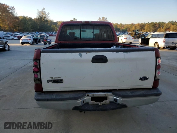 2001 Ford Super Duty F-250 XL with VIN 1FTNW20L21EB21224, listed as a Copart auction lot 81508664 with 167,027 mi miles and Salvage Title. Bid and sale history available at carsss.com. Image 6.