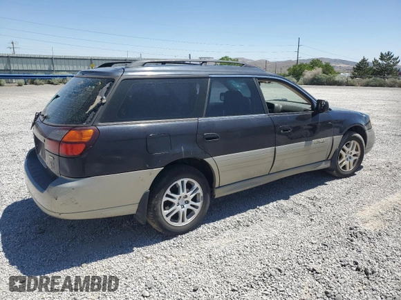 2002 Subaru Legacy Outback L.L. Bean with VIN 4S3BH806527610670, listed as a Copart auction lot 61480495 with 269,829 mi miles and Salvage title. Bid and sale history available at DreamBid. Image 3.