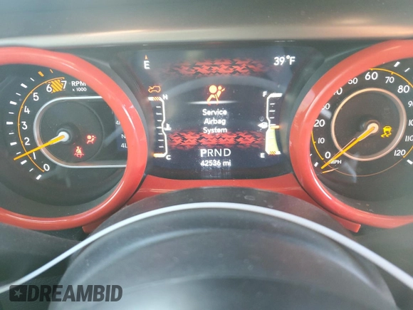 2021 Jeep Wrangler Sport S with VIN 1C4GJXAN4MW627446, listed as a Copart auction lot 78313653 with 42,536 mi miles and Salvage Title. Bid and sale history available at DreamBid. Image 9.