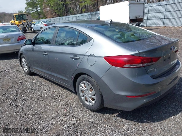 2017 Hyundai Elantra SE with VIN KMHD74LF3HU117124, listed as a IAAI auction lot 41893076 with 150,064 mi miles. Bid and sale history available at carsss.com. Image 3.