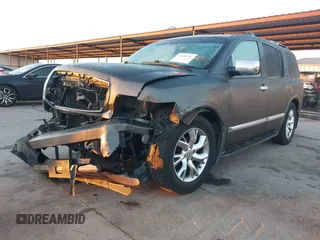 2004 Infiniti QX56 with VIN 5N3AA08A44N802481, listed as a IAAI auction lot 41655751 with 0 mi miles. Bid and sale history available at carsss.com. Image 2.