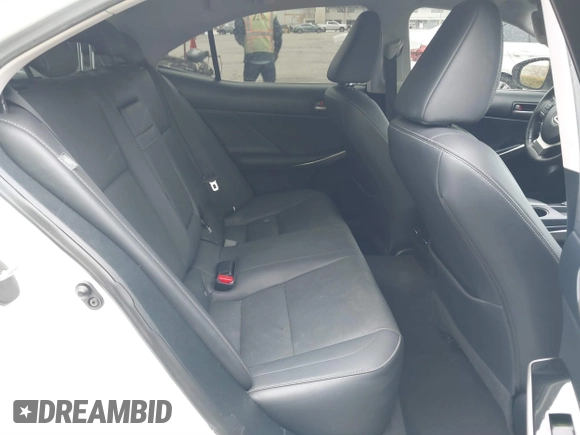2019 Lexus IS with VIN JTHBA1D25K5093447, listed as a IAAI auction lot 41776912 with 61,761 mi miles. Bid and sale history available at carsss.com. Image 8.
