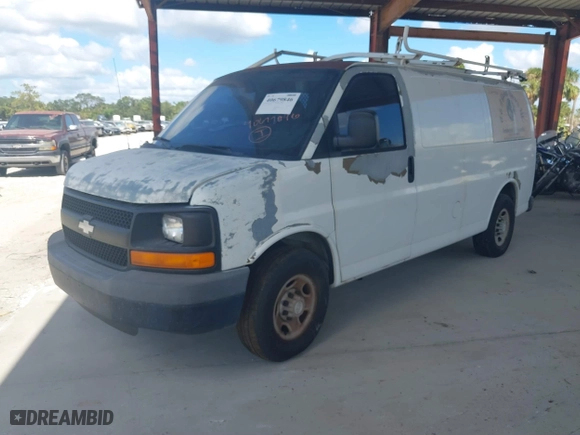2009 Chevrolet Express Cargo Van with VIN 1GCGG25C791154429, listed as a IAAI auction lot 40679846 with 1 mi miles. Bid and sale history available at carsss.com. Image 18.