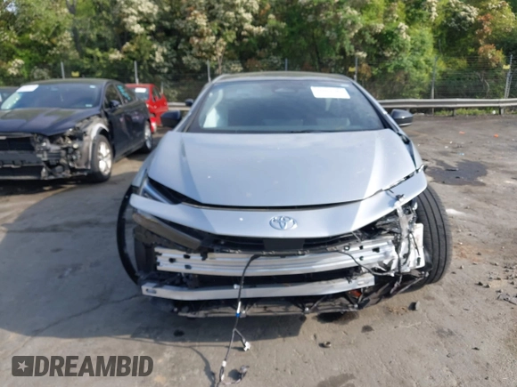 2024 Toyota Prius LE with VIN JTDACAAU2R3020491, listed as a IAAI auction lot 42004580 with 22,812 mi miles and . Bid and sale history available at DreamBid. Image 12.