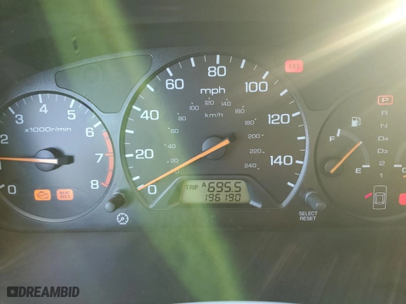 2002 Honda Accord Sdn EX with VIN 1HGCG56602A155146, listed as a Copart auction lot 48723585 with 196,190 mi miles and Salvage Title. Bid and sale history available at carsss.com. Image 9.