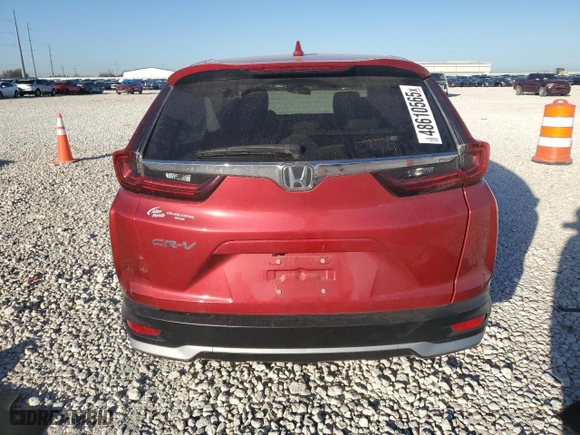 2022 Honda CR-V EX with VIN 5J6RW1H5XNL000115, listed as a Copart auction lot 48610565 with 12,172 mi miles and Salvage Title. Bid and sale history available at carsss.com. Image 6.