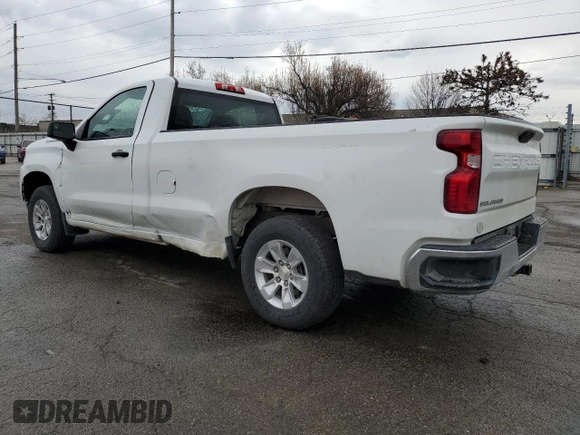 2019 Chevrolet Silverado 1500 Work Truck with VIN 3GCNWAEFXKG193103, listed as a Copart auction lot 50918245 with 53,995 mi miles and Salvage Title. Bid and sale history available at DreamBid. Image 2.