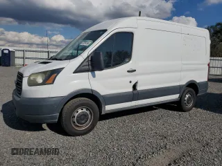 2015 Ford Transit Cargo with VIN 1FTNR1CG7FKA98838, listed as a Copart auction lot 48829135 with 233,935 mi miles and Salvage Title. Bid and sale history available at carsss.com. Image 1.