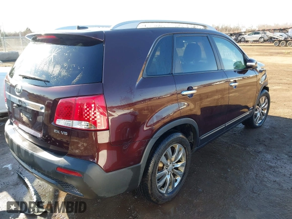 2011 Kia Sorento EX with VIN 5XYKUDA25BG045386, listed as a IAAI auction lot 41849668 with 1 mi miles. Bid and sale history available at carsss.com. Image 4.