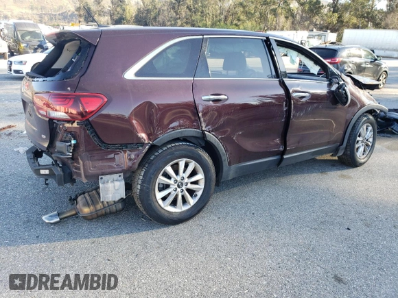 2019 Kia Sorento LX with VIN 5XYPG4A31KG505634, listed as a Copart auction lot 46234285 with 106,392 mi miles and Clean Title. Bid and sale history available at carsss.com. Image 3.