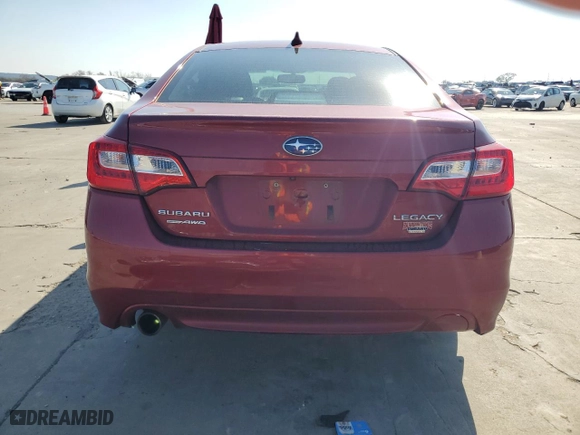 2016 Subaru Legacy 2.5i Premium with VIN 4S3BNBC65G3007802, listed as a Copart auction lot 43345105 with 68,920 mi miles and Salvage Title. Bid and sale history available at carsss.com. Image 6.