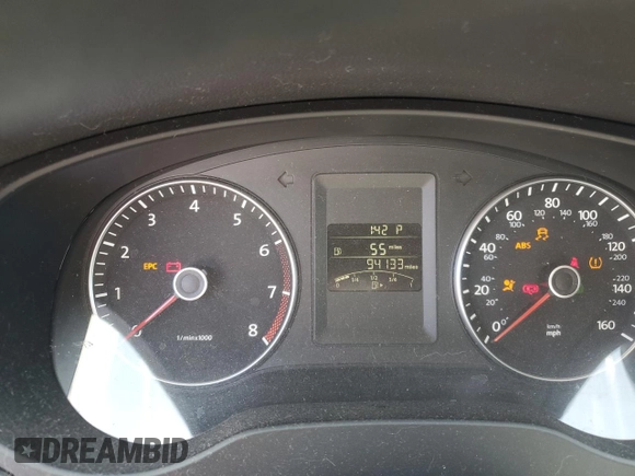 2014 Volkswagen Jetta SE with VIN 3VWD17AJ5EM295208, listed as a Copart auction lot 64684005 with 94,133 mi miles and Salvage title. Bid and sale history available at DreamBid. Image 9.