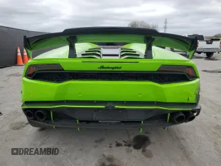 2017 Lamborghini Huracan LP 610-4 с VIN ZHWUR1ZF7HLA05866, выставлен на аукционе Copart как лот 44950255 с пробегом 18 205 миль миль и Списание • Salvage title. История ставок и продаж доступна на DreamBid. Изображение 6.