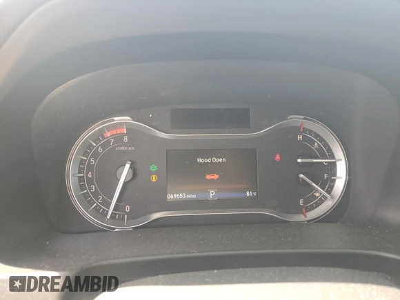 2020 Honda Ridgeline RTL with VIN 5FPYK3F58LB023282, listed as a Copart auction lot 53871545 with 69,653 mi miles and Salvage title. Bid and sale history available at DreamBid. Image 9.
