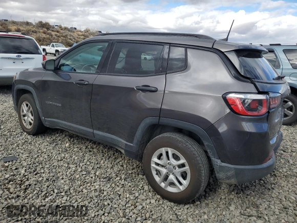 2017 Jeep Compass Sport with VIN 3C4NJCAB7HT652391, listed as a Copart auction lot 76272524 with Not Provided miles and Salvage Title. Bid and sale history available at carsss.com. Image 2.
