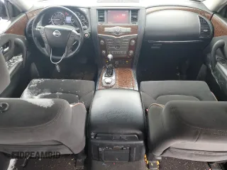 2017 Nissan Armada SV with VIN JN8AY2NC9H9505655, listed as a Copart auction lot 45628715 with 154,441 mi miles and Clean Title. Bid and sale history available at carsss.com. Image 8.