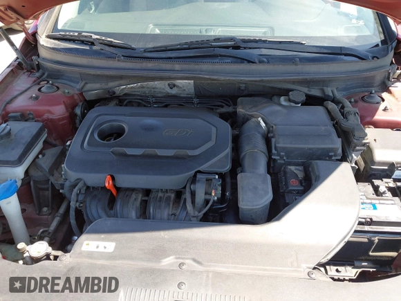 2015 Hyundai Sonata 2.4L SE with VIN 5NPE24AF6FH054876, listed as a IAAI auction lot 41997263 with 192,510 mi miles. Bid and sale history available at carsss.com. Image 10.