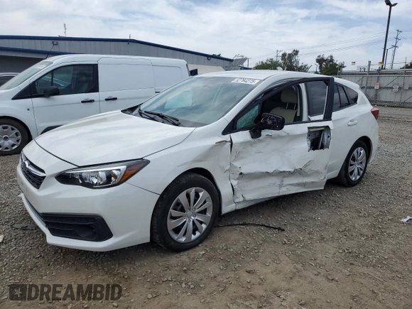 2022 Subaru Impreza with VIN 4S3GTAB66N3724021, listed as a Copart auction lot 52764275 with 33,860 mi miles and Salvage Title. Bid and sale history available at carsss.com. Image 1.