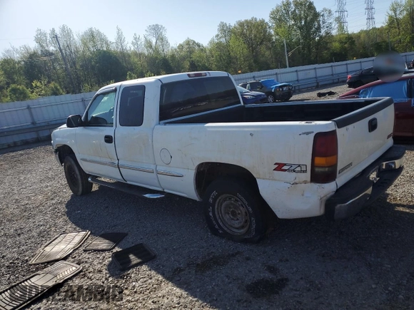 1999 GMC Sierra 1500 SLE z VIN 2GTEK19TXX1551778, wystawiony jako Copart lot #52279055 z przebiegiem 302 182 mil mil oraz Szkoda całkowita • Salvage title. Historia ofert i sprzedaży dostępna na DreamBid. Obrazek 2.