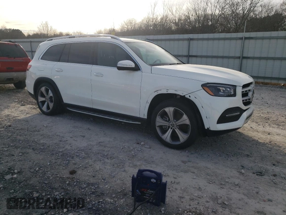 2022 Mercedes-Benz GLS with VIN 4JGFF5KE4NA735818, listed as a Copart auction lot 73004842 with 564 mi miles. Bid and sale history available at carsss.com. Image 4.