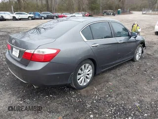 2013 Honda Accord Sdn EX-L with VIN 1HGCR2F87DA282201, listed as a IAAI auction lot 41556072 with 215,119 mi miles. Bid and sale history available at carsss.com. Image 4.