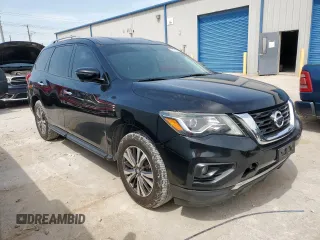 2018 Nissan Pathfinder SV with VIN 5N1DR2MM9JC605775, listed as a Copart auction lot 57074025 with 157,760 mi miles and Salvage title. Bid and sale history available at DreamBid. Image 4.