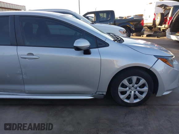 2024 Toyota Corolla LE with VIN 5YFB4MDE7RP096805, listed as a IAAI auction lot 41829751 with 28,650 mi miles. Bid and sale history available at carsss.com. Image 20.