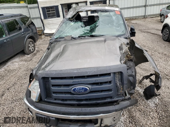 2012 Ford F-150 XL with VIN 1FTMF1EM0CFB22909, listed as a Copart auction lot 55887475 with 154,966 mi miles and Salvage title. Bid and sale history available at DreamBid. Image 5.
