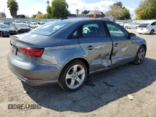 2017 Audi A3 Sedan Premium with VIN WAUAUGFF6H1038767, listed as a Copart auction lot 46280774 with 49,791 mi miles. Bid and sale history available at carsss.com. Image 3.
