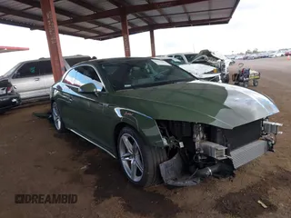 2021 Audi A5 S line Premium Plus z VIN WAUTAAF54MA030554, wystawiony jako IAAI lot #41573168 z przebiegiem 24 311 mil mil oraz . Historia ofert i sprzedaży dostępna na DreamBid. Obrazek 1.