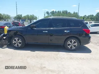 2018 Nissan Pathfinder S with VIN 5N1DR2MN5JC607189, listed as a IAAI auction lot 42146643 with 115,704 mi miles and . Bid and sale history available at DreamBid. Image 14.