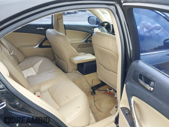 2006 Lexus IS 350 with VIN JTHBE262X62003000, listed as a IAAI auction lot 41961539 with 147,451 mi miles and . Bid and sale history available at DreamBid. Image 8.