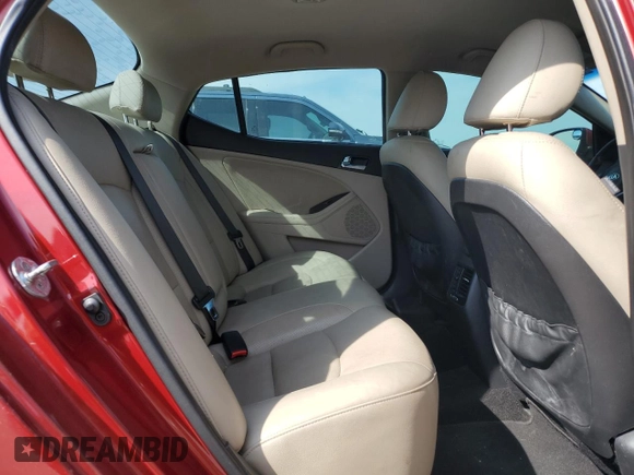 2015 Kia Optima EX with VIN 5XXGN4A72FG356248, listed as a Copart auction lot 50731795 with 186,448 mi miles and Clean Title. Bid and sale history available at carsss.com. Image 10.