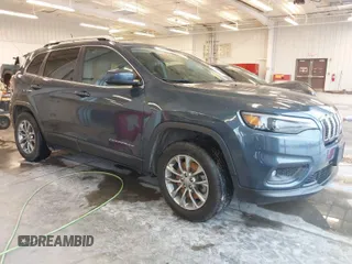 2019 Jeep Cherokee Latitude Plus with VIN 1C4PJMLX0KD361879, listed as a IAAI auction lot 40435950 with 148,830 mi miles. Bid and sale history available at carsss.com. Image 1.