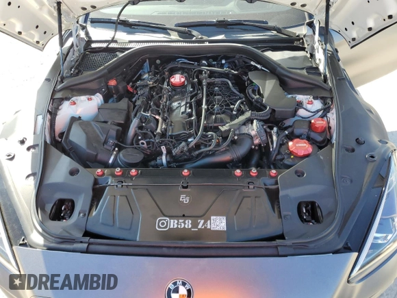 2021 BMW Z4 sDriveM40i with VIN WBAHF9C0XMWX16888, listed as a Copart auction lot 87046144 with 29,408 mi miles and Salvage Title. Bid and sale history available at carsss.com. Image 11.