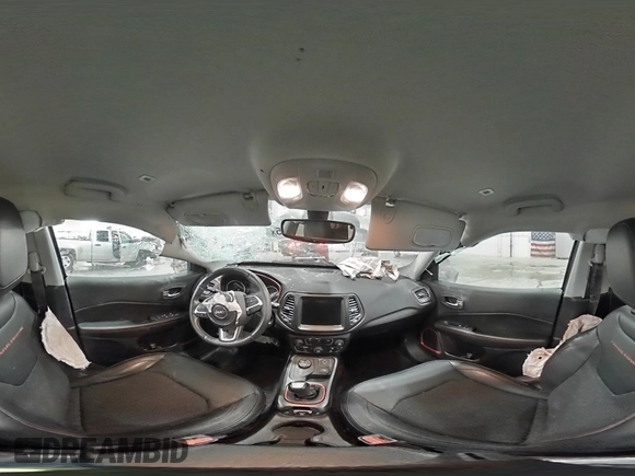 2019 Jeep Compass Trailhawk z VIN 3C4NJDDB2KT772222, wystawiony jako Copart lot #51116265 z przebiegiem 39 384 mil mil oraz Szkoda całkowita • Salvage title. Historia ofert i sprzedaży dostępna na DreamBid. Obrazek 14.
