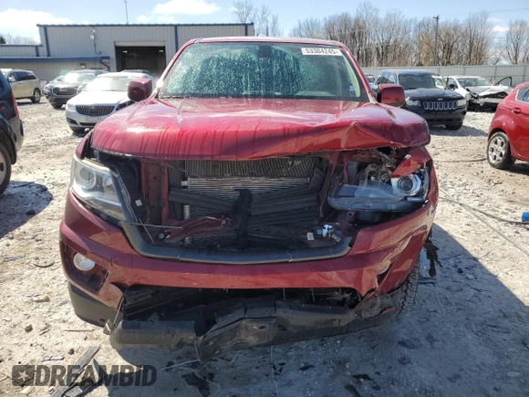 2019 Chevrolet Colorado 4WD Z71 with VIN 1GCGTDEN7K1106007, listed as a Copart auction lot 53304245 with 52,693 mi miles and Salvage title. Bid and sale history available at DreamBid. Image 5.