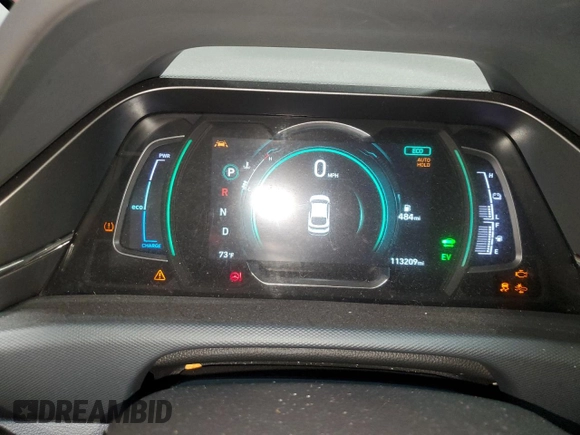 2021 Hyundai Ioniq Limited with VIN KMHC05LC2MU254836, listed as a Copart auction lot 64409905 with 113,209 mi miles and Clean title. Bid and sale history available at DreamBid. Image 9.
