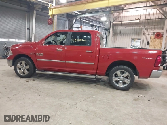 2018 Ram 1500 Big Horn with VIN 1C6RR7LM7JS282767, listed as a IAAI auction lot 41395423 with 143,088 mi miles. Bid and sale history available at carsss.com. Image 14.